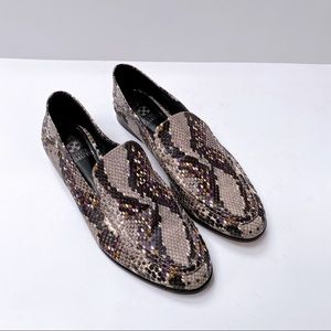 Vince Camuto Jendeya Animal Print Leather Loafers